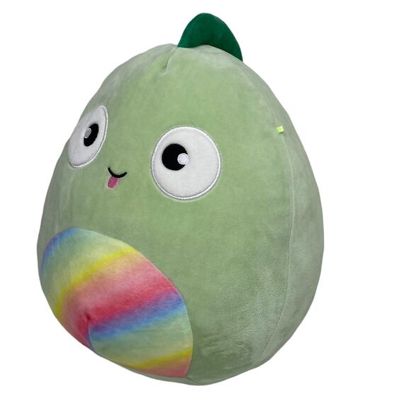 Squishmallow Kellytoy Kent the Chameleon Stuffed Animal Plush 12" - Picture 5 of 5